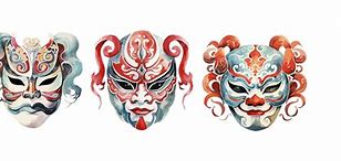 Image result for Chinese Opera Mask Vector