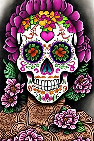 Image result for Sugar Skull Art