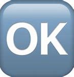 Image result for OK Button Emoji