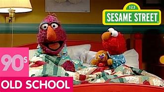 Image result for Sesame Street Elmo Zoe Sleeping