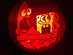 Image result for Spongebob Pumpkin Carving Stencil