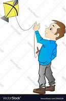 Image result for Boy Flying Kite Clip Art