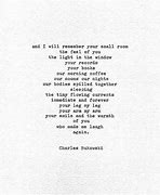 Image result for Bukowski I Love My Self