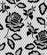 Image result for Black Lace Pattern No Background