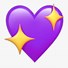 Image result for Dark Purple Heart Emoji