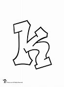 Image result for K in Graffiti Style