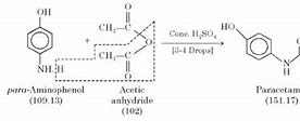 Image result for Synthesis of Acetaminophen From P-Aminophenol