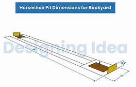 Image result for Horseshoe Pit Layout