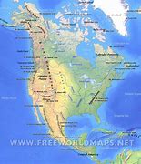 Image result for North America Map with States