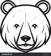 Image result for Black Bear Head White Background