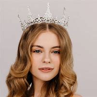 Image result for Woman Wearing Tiara Crown