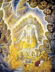 Image result for Krishna in His Cosmic Form