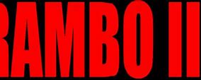 Image result for Rambo 3 Logo