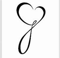 Image result for Cursive Letter J Tattoo