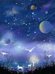 Image result for Pixel Night Sky Aesthetic