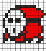 Image result for Super Mario Bros Shy Guy Pixel Art