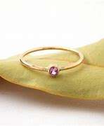 Image result for Yellow Gold Birthstone Rings