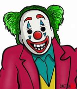 Image result for Joker Mask Sketch