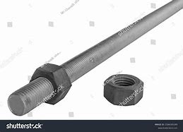 Image result for Threaded Rod with Nut