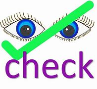 Image result for Check Verb Definition Picture