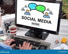 Image result for Social Media On Computer