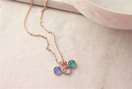 Image result for Mother's Birthstone Necklace