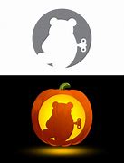 Image result for Bear Pumpkin Carving Stencil