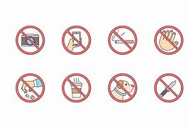 Image result for Printable Prohibition Signs