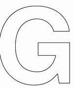 Image result for Letter G Cut Out