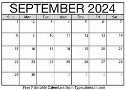 Image result for Sept 2024 Calendar