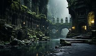 Image result for Ancient Old Moss-Covered City