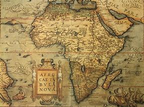 Image result for Antique Africa Map