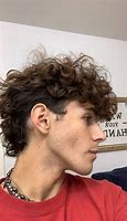 Image result for wolf cut curly hair men