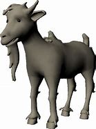 Image result for Cartooon 3D Fluffy Goat