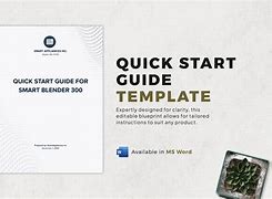 Image result for Quick Start Guide Template