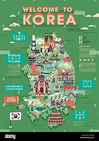 Image result for Korea Travel Map