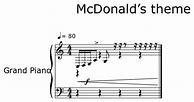 Image result for Tuba Sheet Music McDonald's Theme