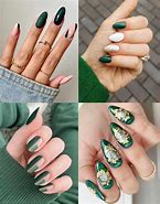 Image result for Green and Pink Powder Nails