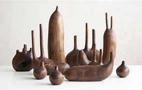 Image result for Wood Sculpture Chairs