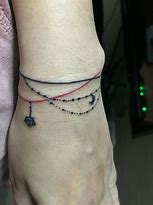 Image result for Name Bracelet Tattoos On Wrist