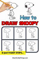 Image result for Easy Draw Snoopy