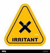 Image result for Irritant Sign Black and White