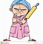 Image result for Greedy Old Lady Cartoon