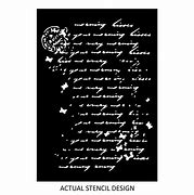 Image result for Distressed Antique Pattern Stencil