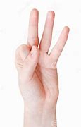 Image result for Three Sign Gesture