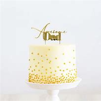 Image result for Gold Cake Topper Decoration