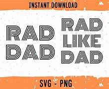 Image result for Rad Dad SVG