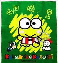 Image result for Keroppi with Glasses White and Black