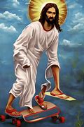 Image result for Jesus Skateboarding T Pose Meme