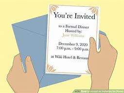 Image result for Accept an Invitation